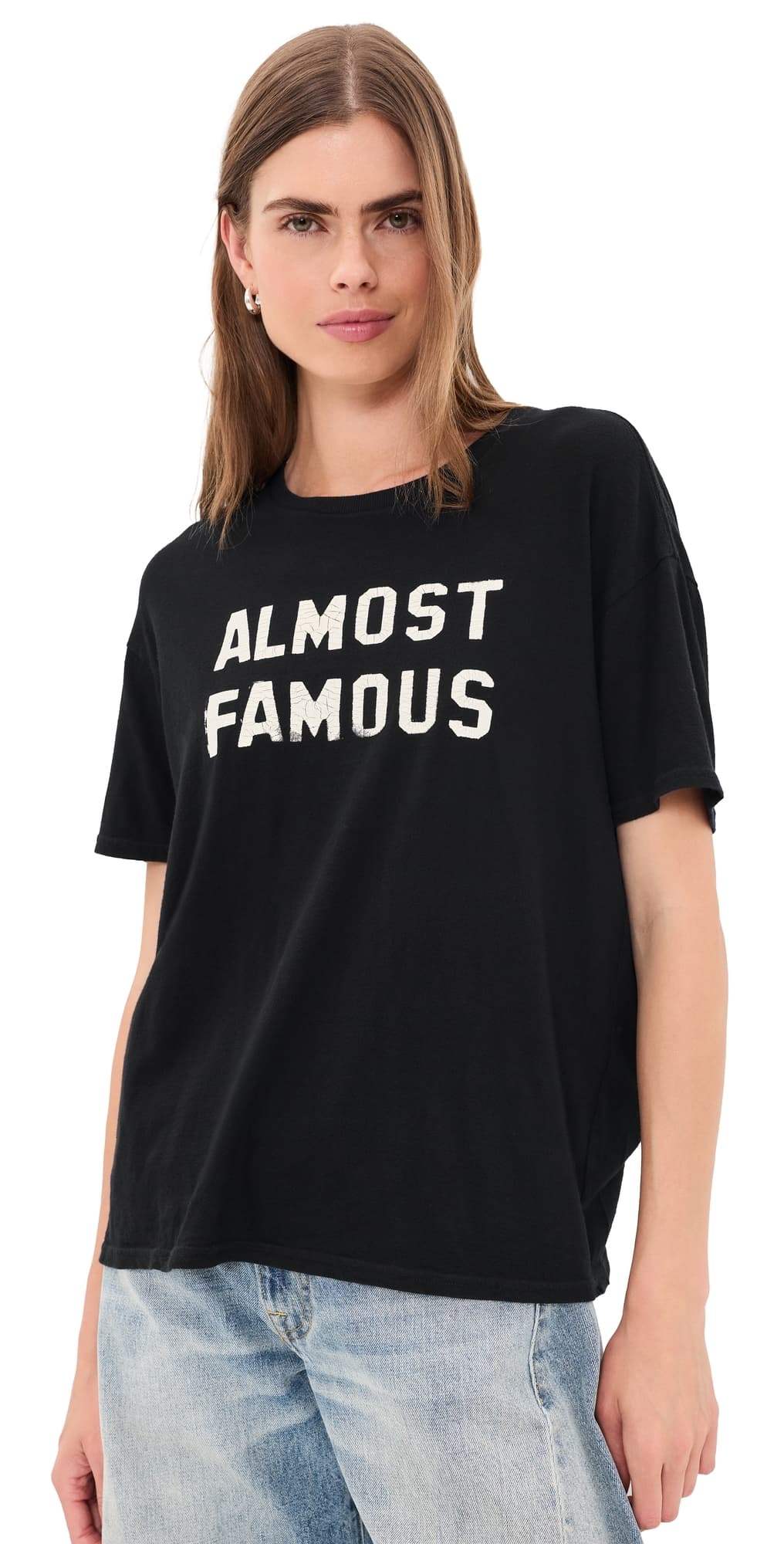 R13 Almost Famous Relaxed Tee Black