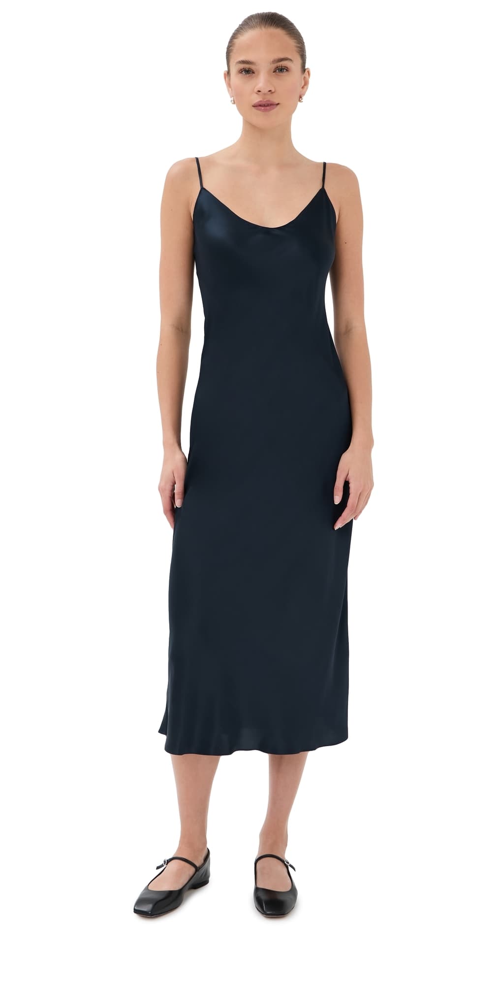 Sablyn Taylor Silk Dress Midnight Navy