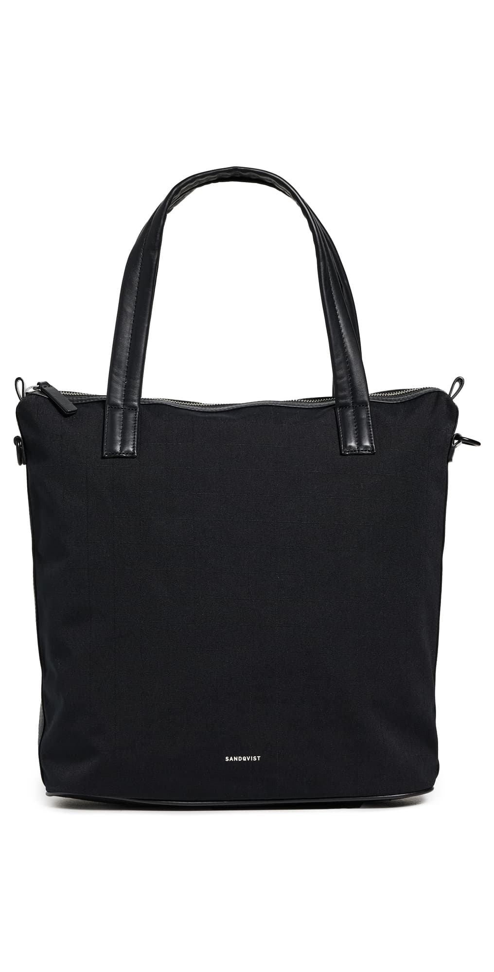Sandqvist Everyday Zipper Tote Bag Black · One Size