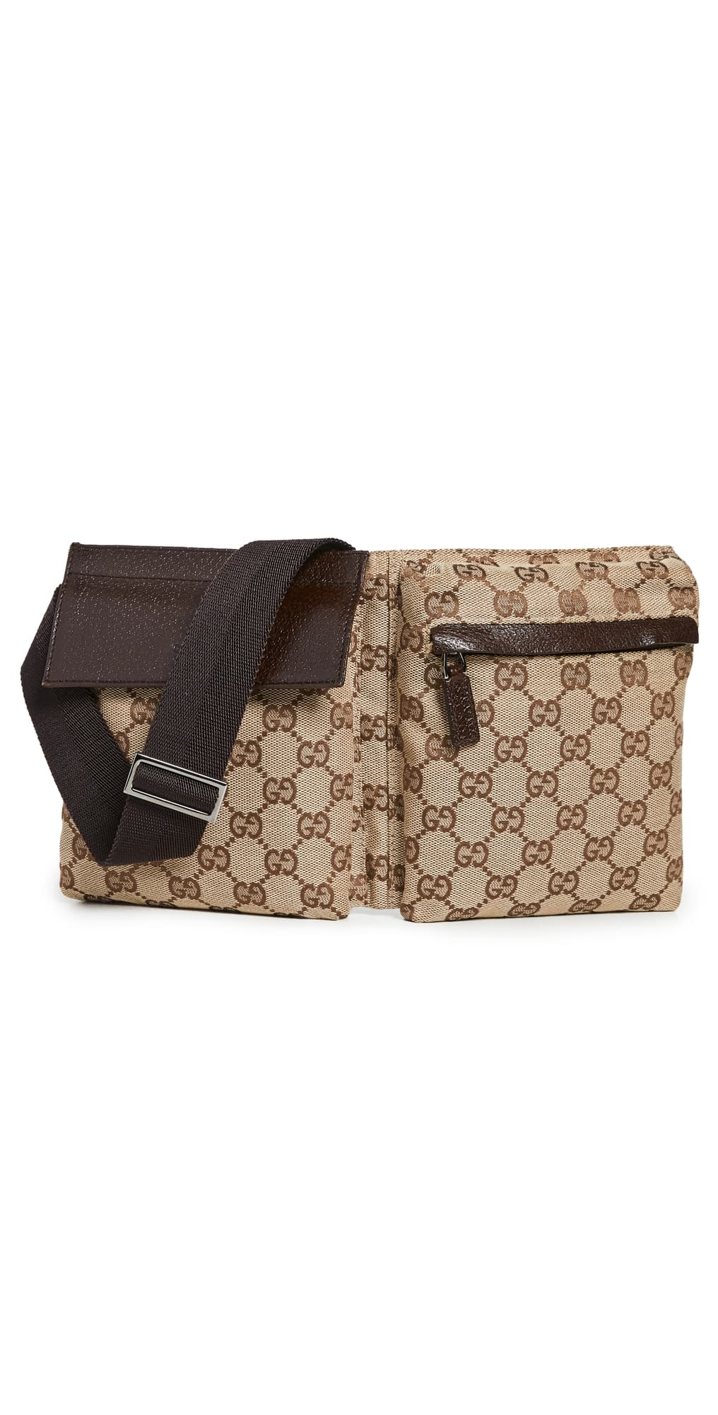 Shopbop Archive Gucci GG Canvas Belt Bag Brown · One Size