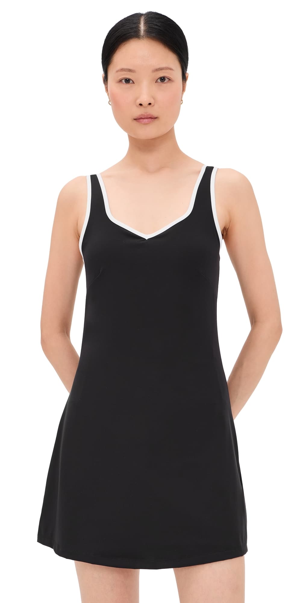 Sweaty Betty Pro Racket Tennis Dress Black White