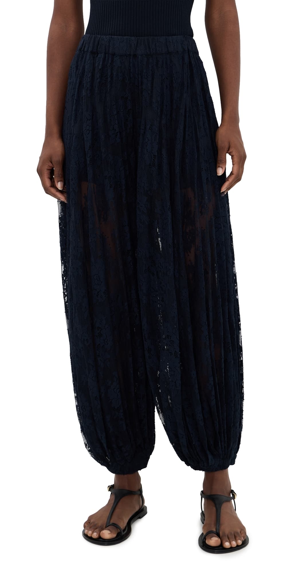 Sea Sharleen Lace Bubble Pants Navy