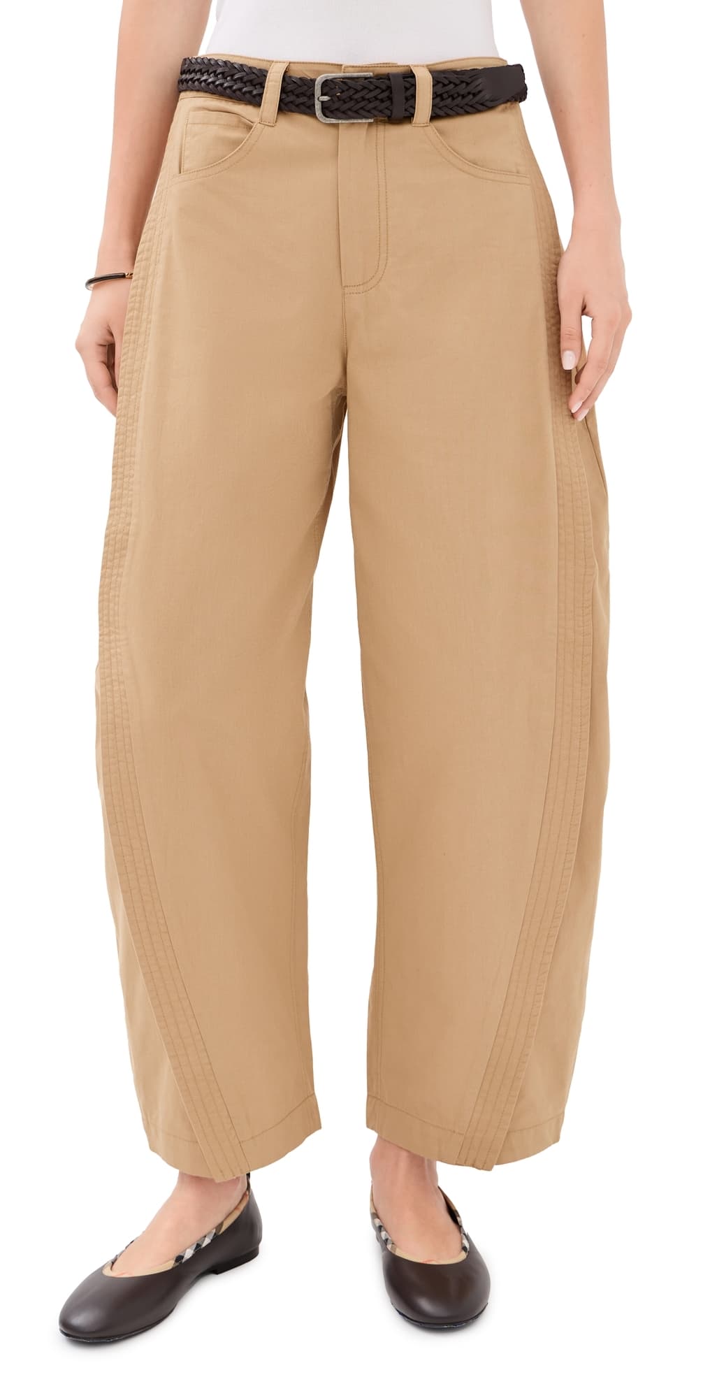Sea Odessa Workwear Barrel Pants Khaki