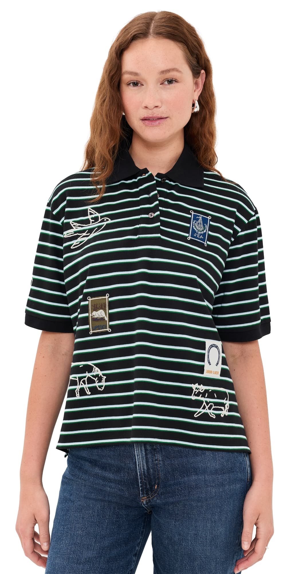 Sea Winslow Craft Polo Shirt Black