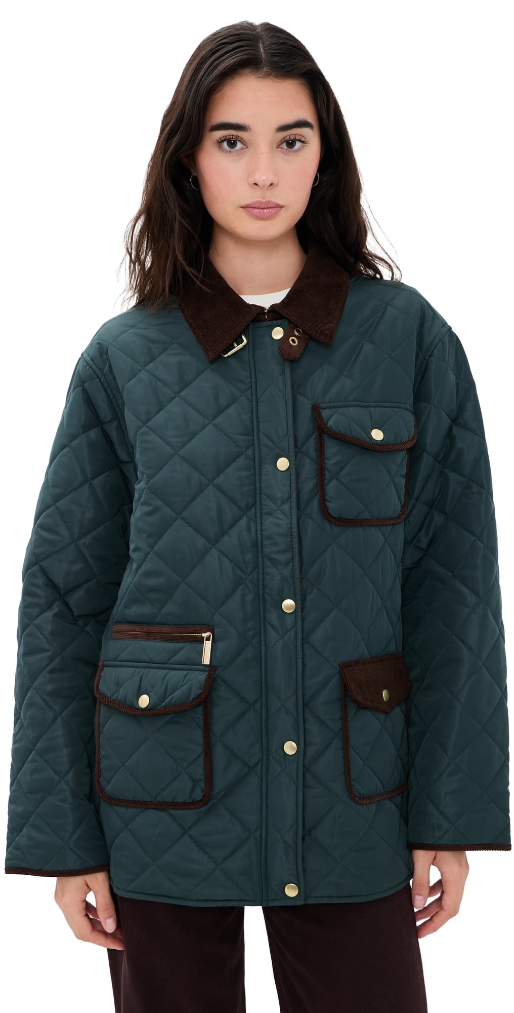 SEROYA Liana Coat Evergreen