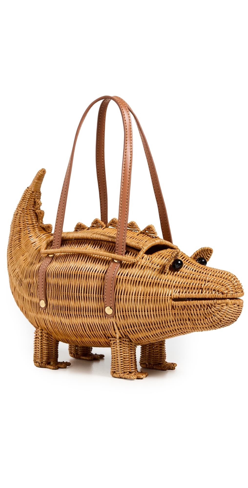 Serpui Tom Crocodile Bag Lt Honey · One Size