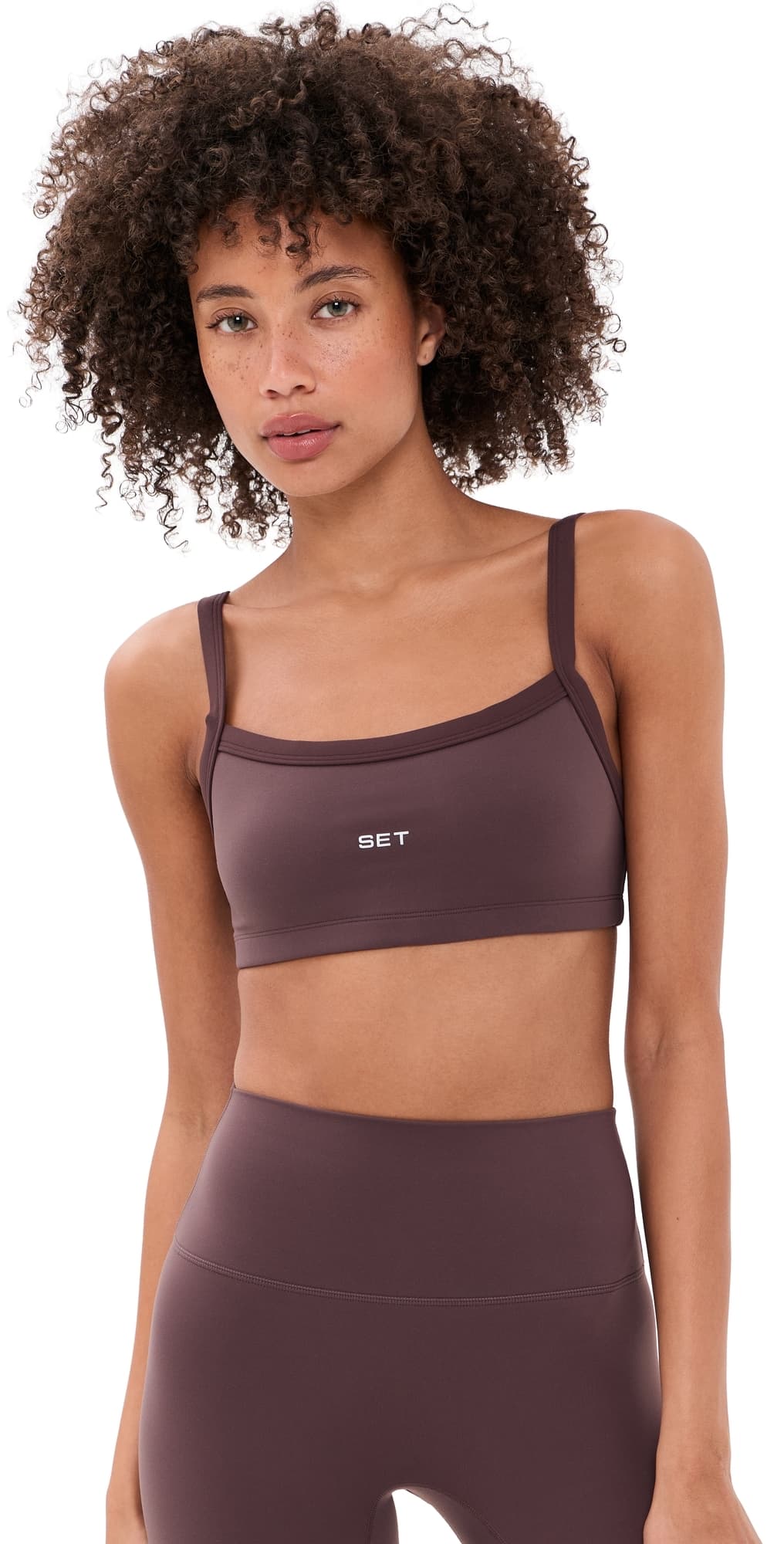 SET Sporty Scoop Bra Cacao