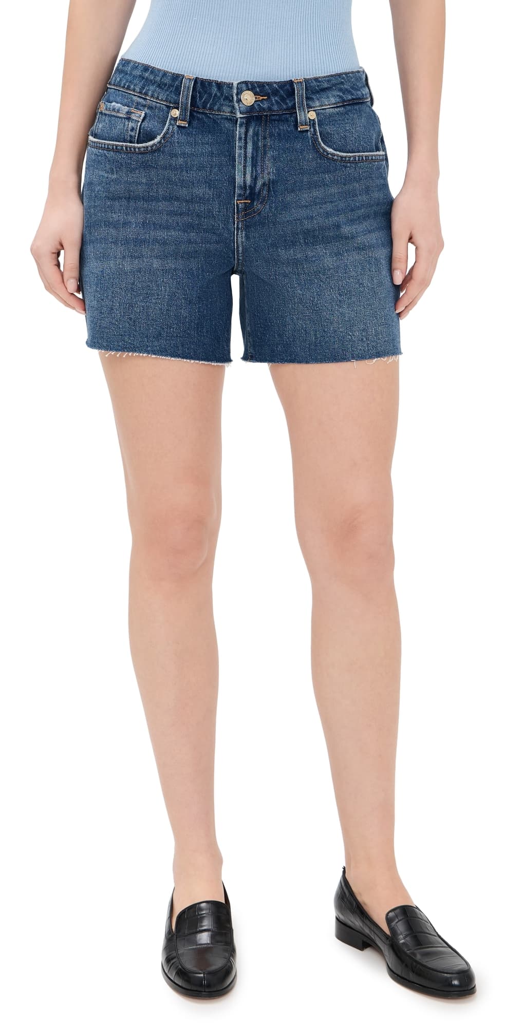 7 For All Mankind Monroe Long Shorts Explorer