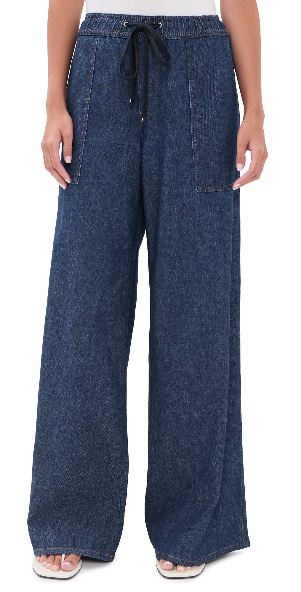 7 For All Mankind Utility Pull On Wide Leg Pants Halona