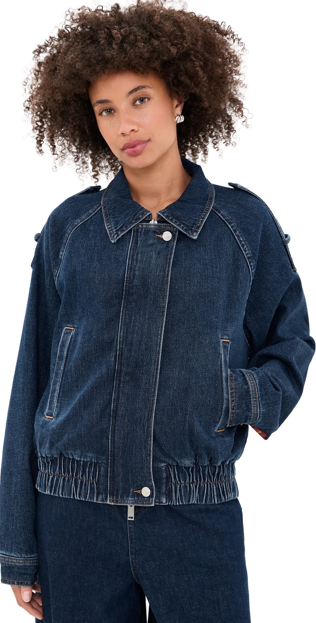 7 For All Mankind Aviator Denim Jacket Radar