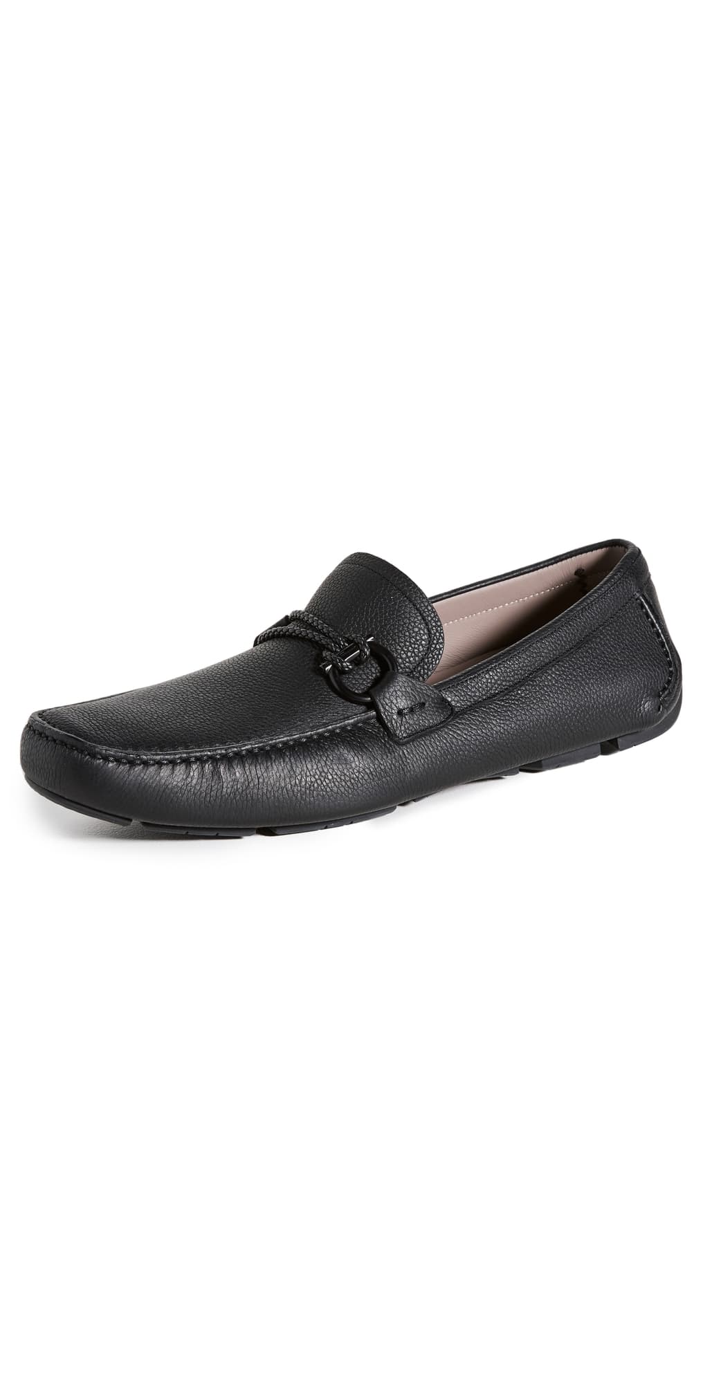 FERRAGAMO Front Driving Shoes Nero