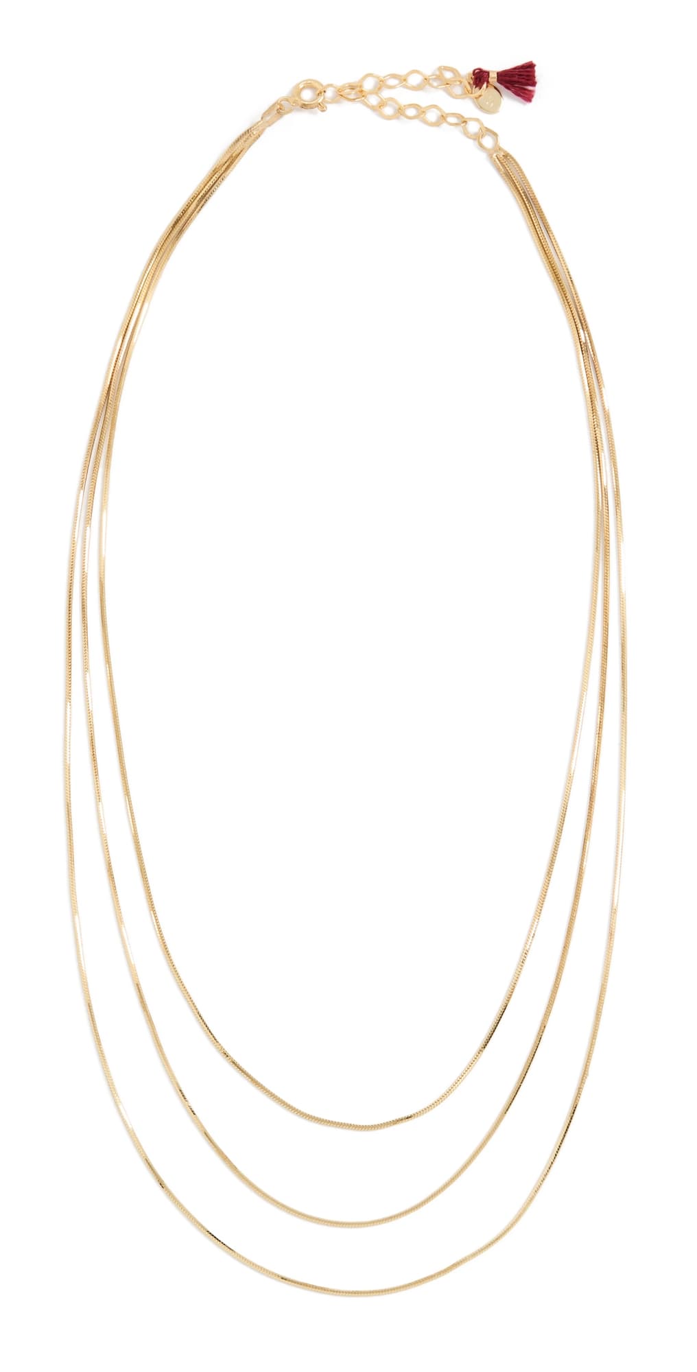 SHASHI Golden Line Necklace Gold · One Size
