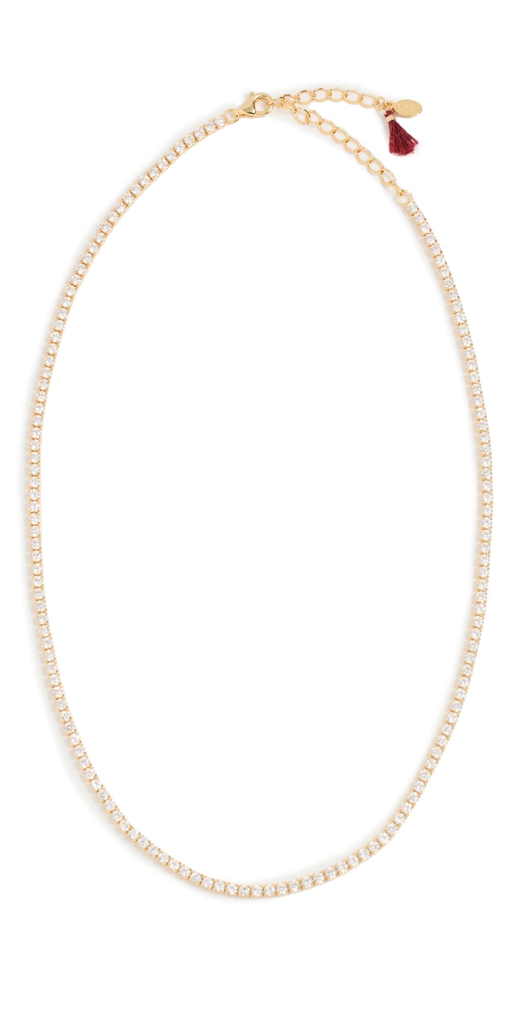SHASHI Everyday Tennis Necklace Gold · One Size