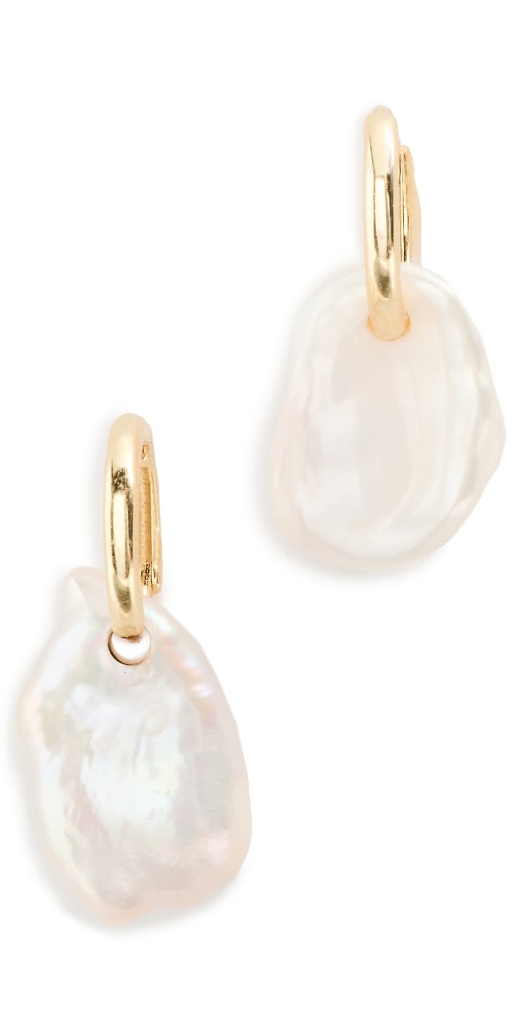 SHASHI Giselle Huggies Pearl/Gold · One Size