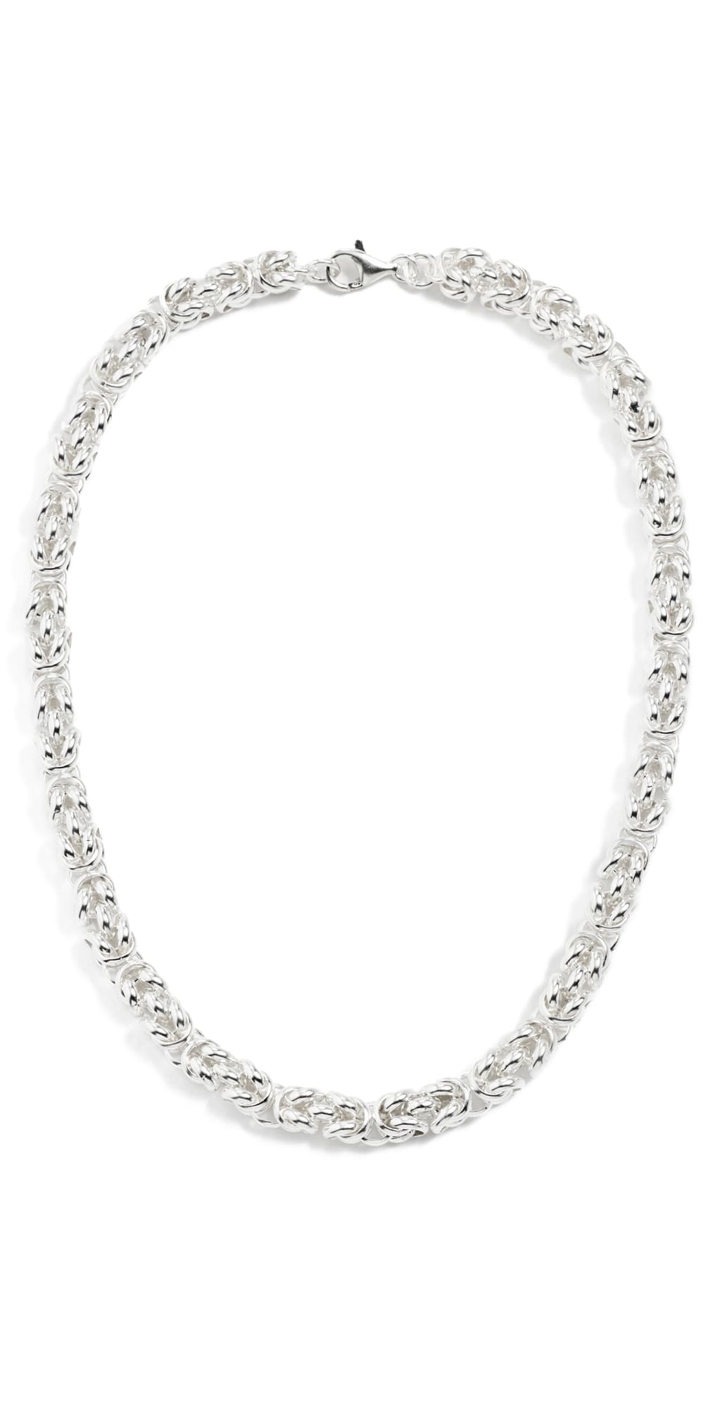 SHASHI Byzantine Chain Necklace Silver · One Size
