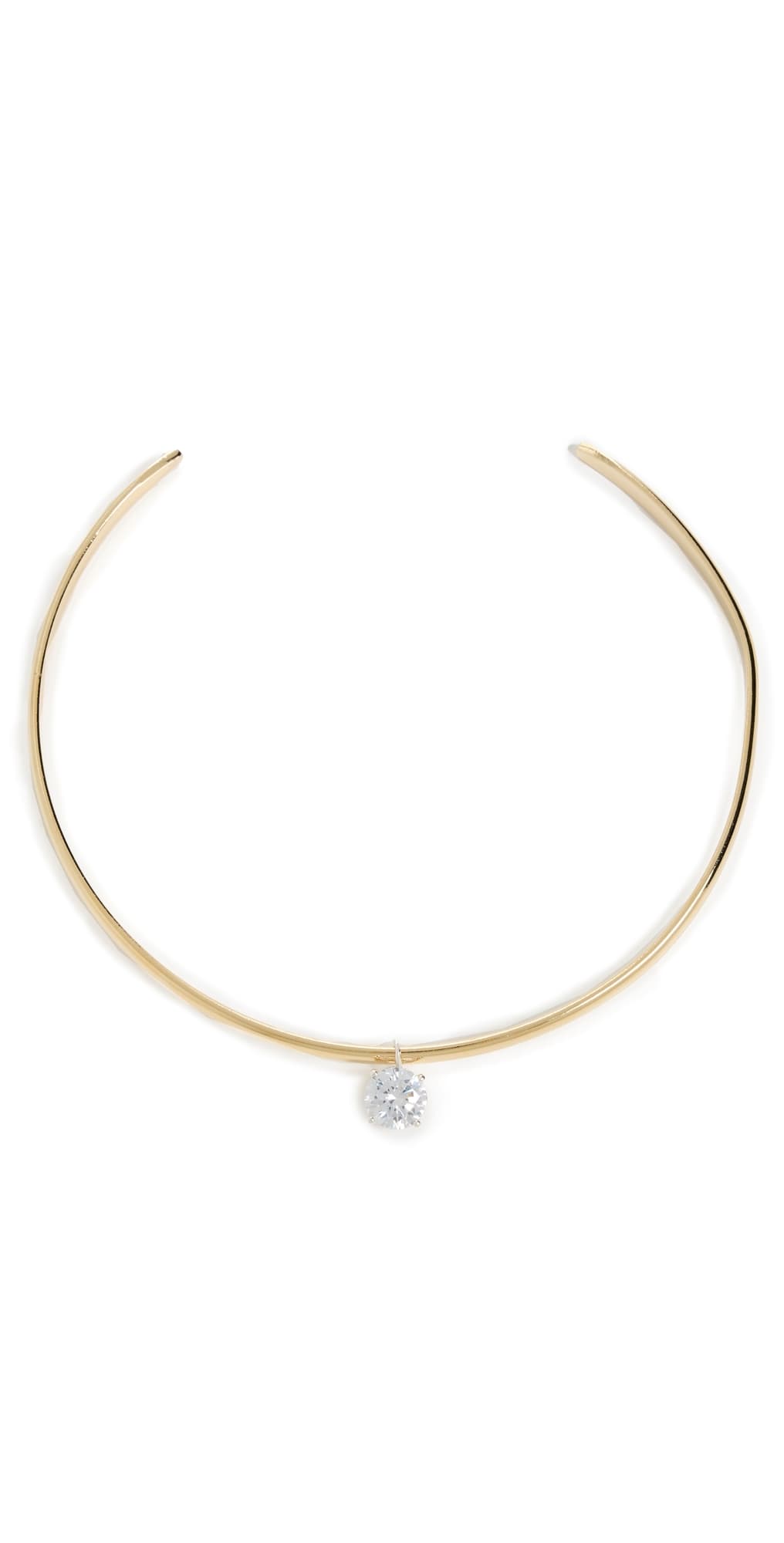 SHASHI Roux Cuff Necklace Gold · One Size