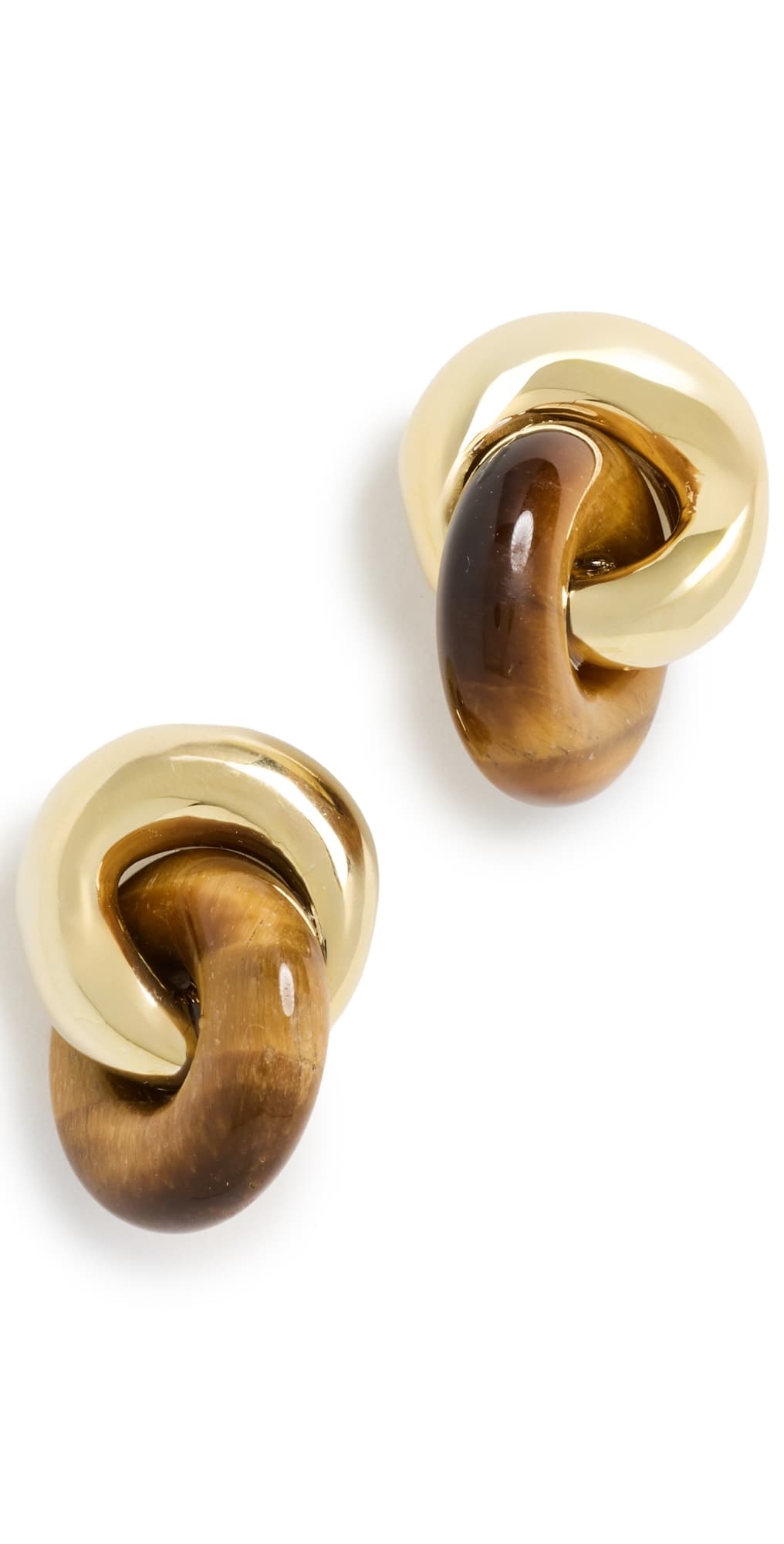 SHASHI Supernova Studs Gold/Tortoise
