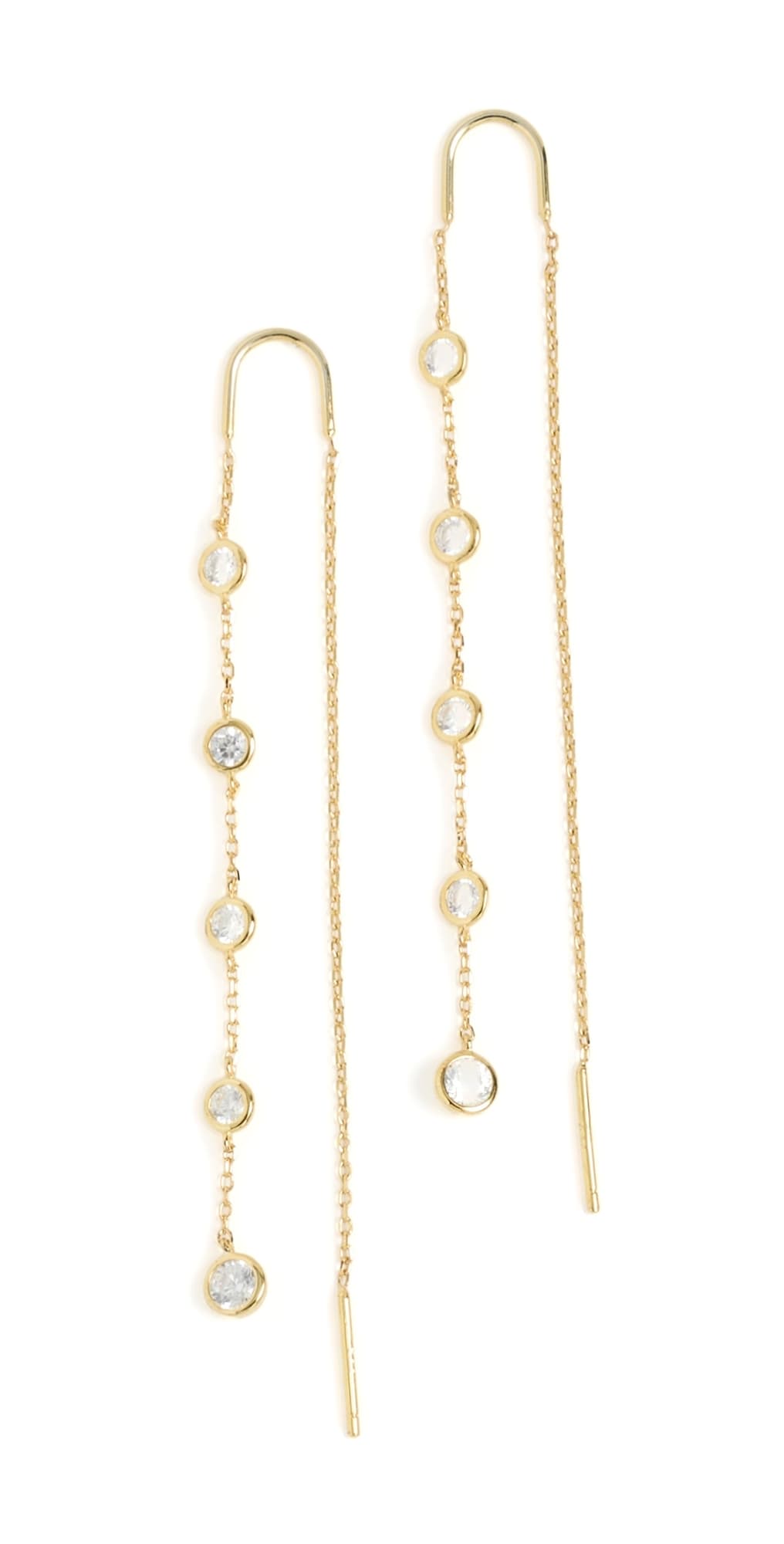 SHASHI Whisper Ear Threader III Gold