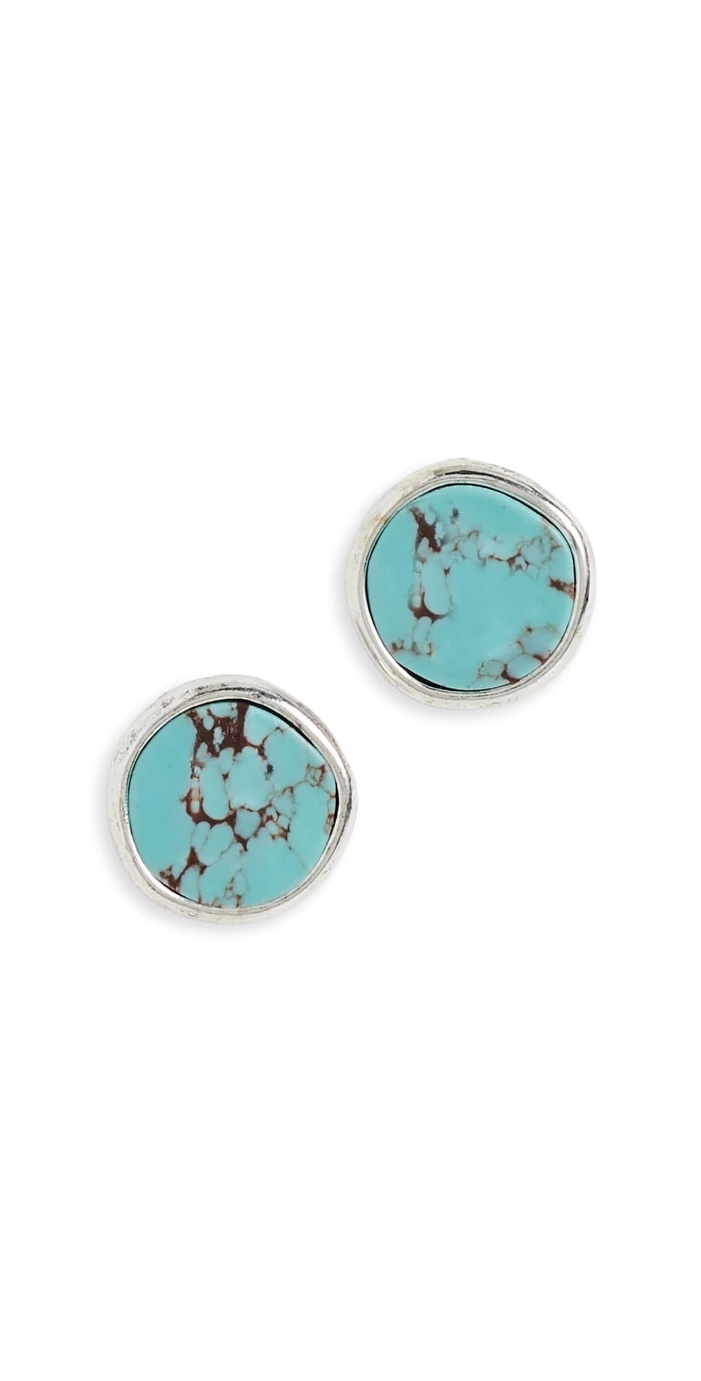 SHASHI Grand Turquoise Studs Turquoise