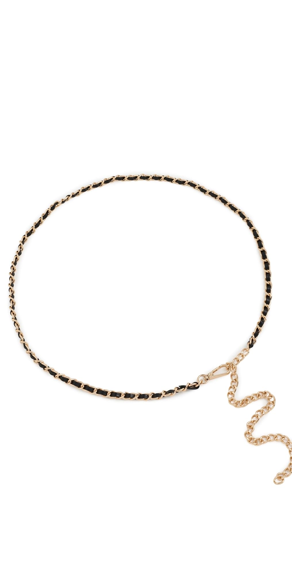 SHASHI Rue Cambon Belt Black/Gold