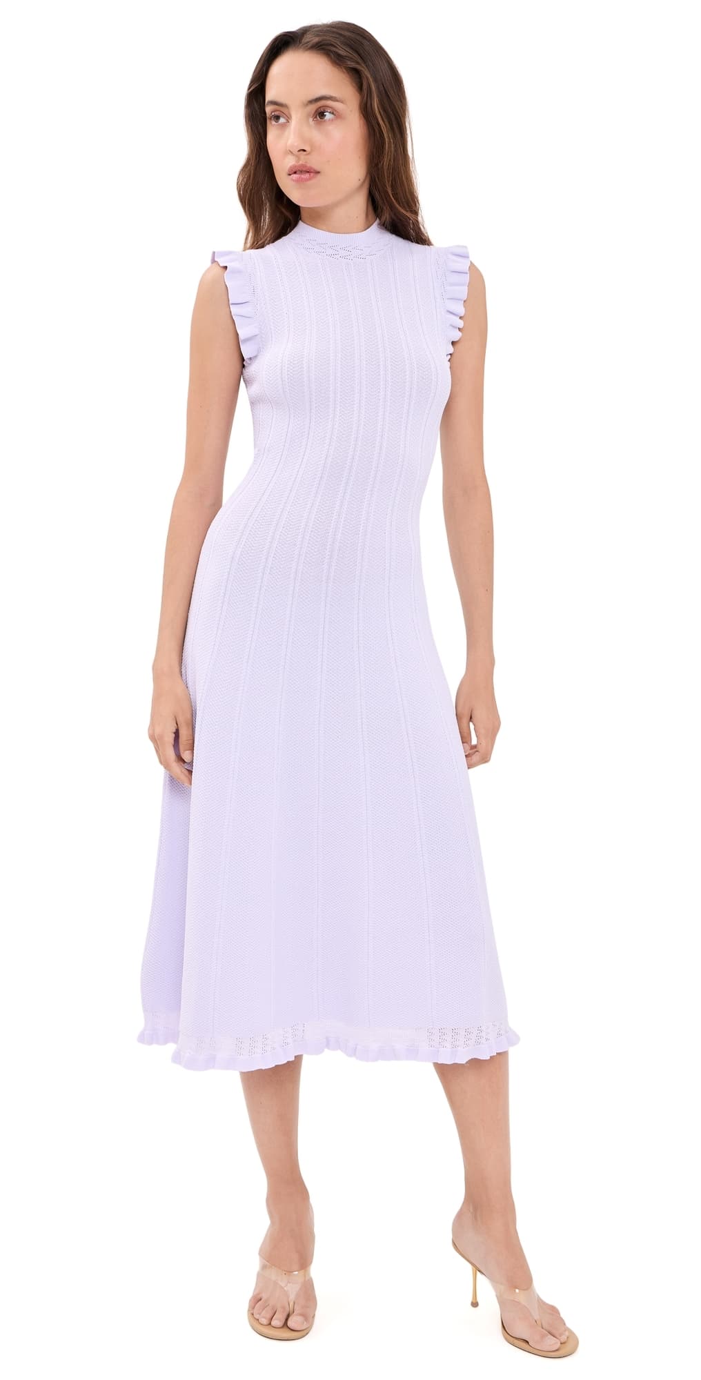 Shoshanna Tucker Dress Lilac