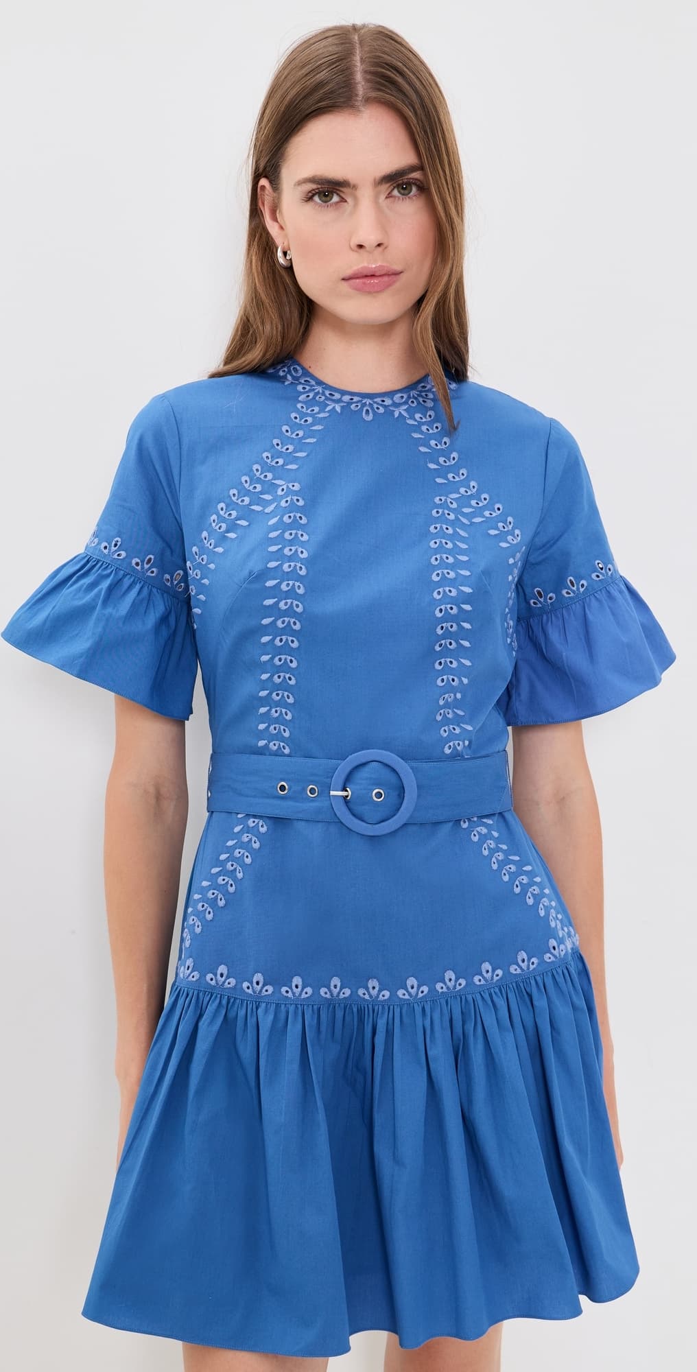 Shoshanna Tessa Mini Dress Marina