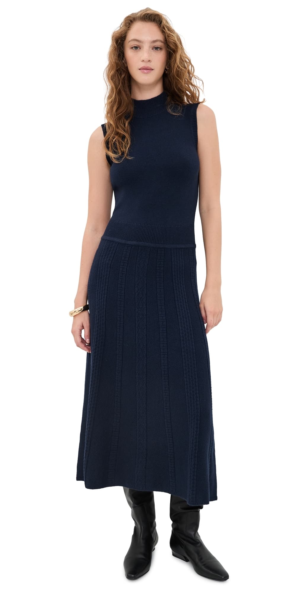 Shoshanna Carmen Dress Navy
