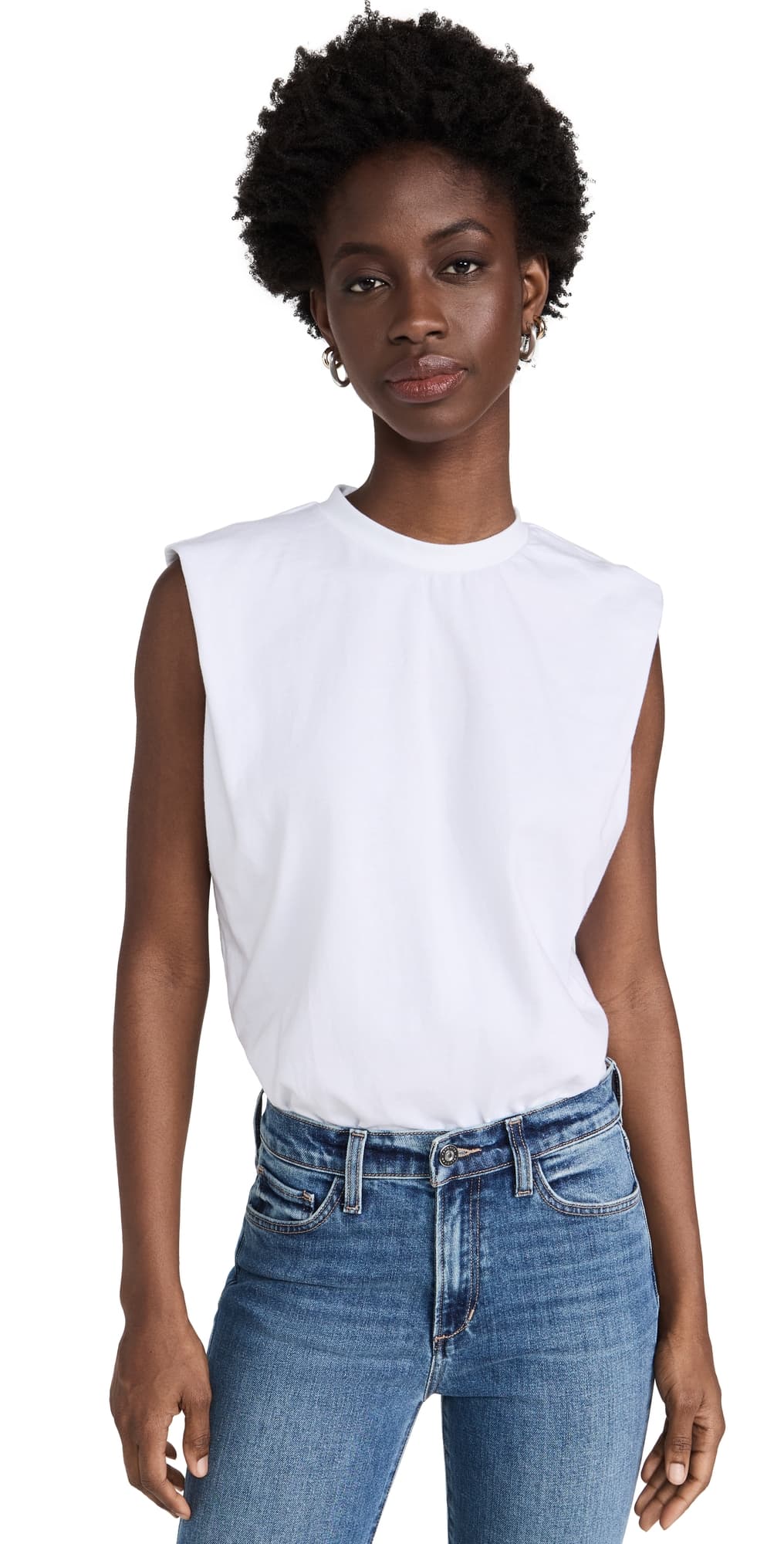 Ambitionist Muscle Tee Thong Bodysuit White