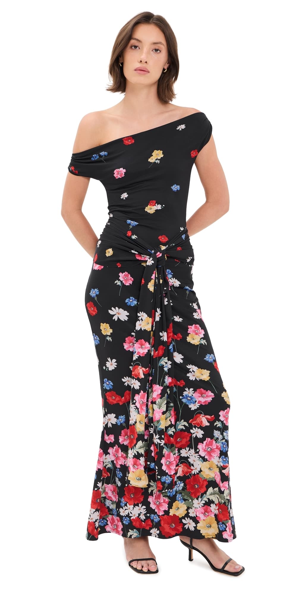 Show Me Your Mumu Winona Wrap Maxi Dress Falling Floral