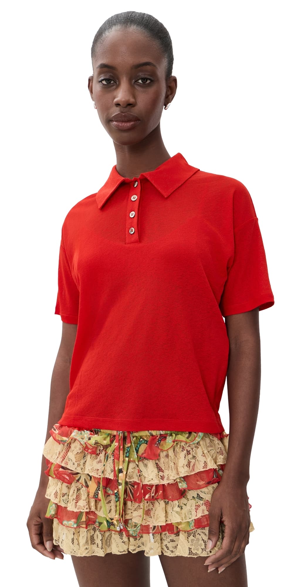 SIEDRES Leo Top Red