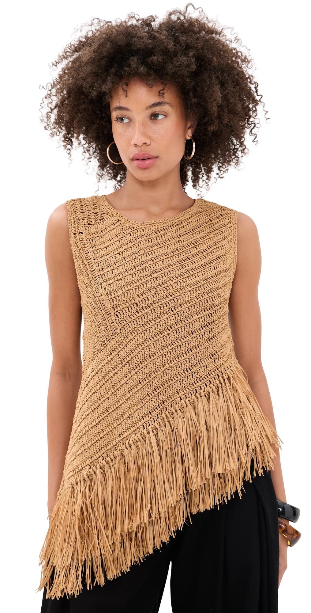 SIMONMILLER Beja Crochet Top Natural