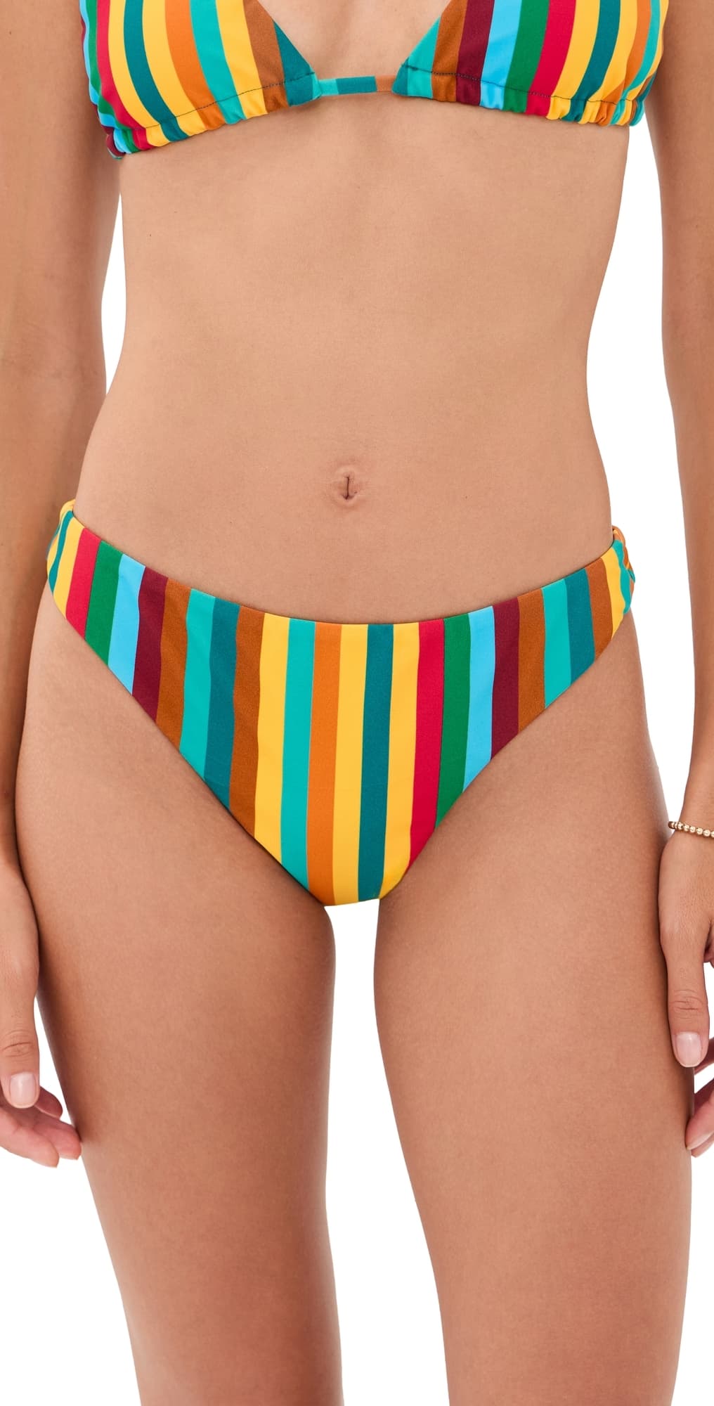 SIMONMILLER Bwai Bikini Bottoms Vibrant Multi Stripe