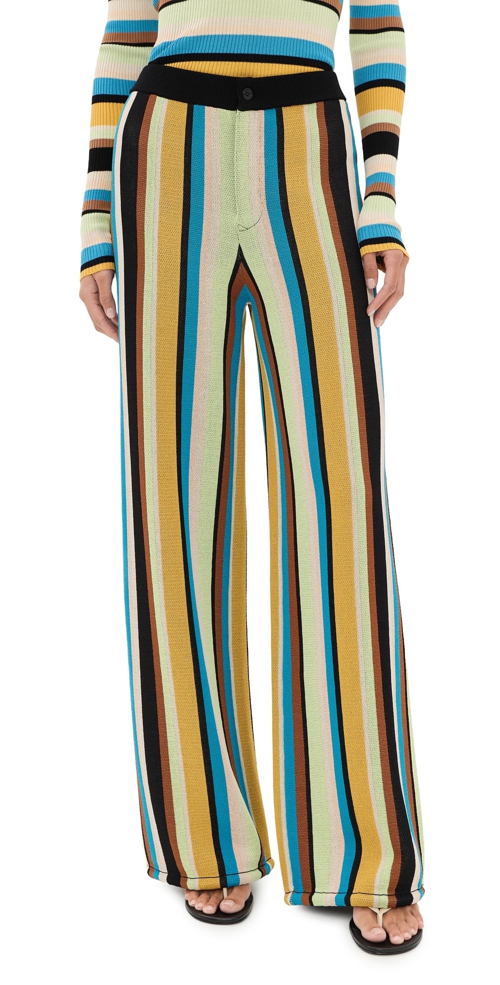 SIMONMILLER Jabber Knit Pants Ocean Stripe