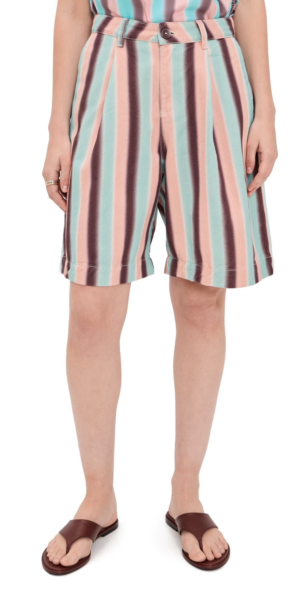 Sixxta Summer Bermuda Shorts Mist