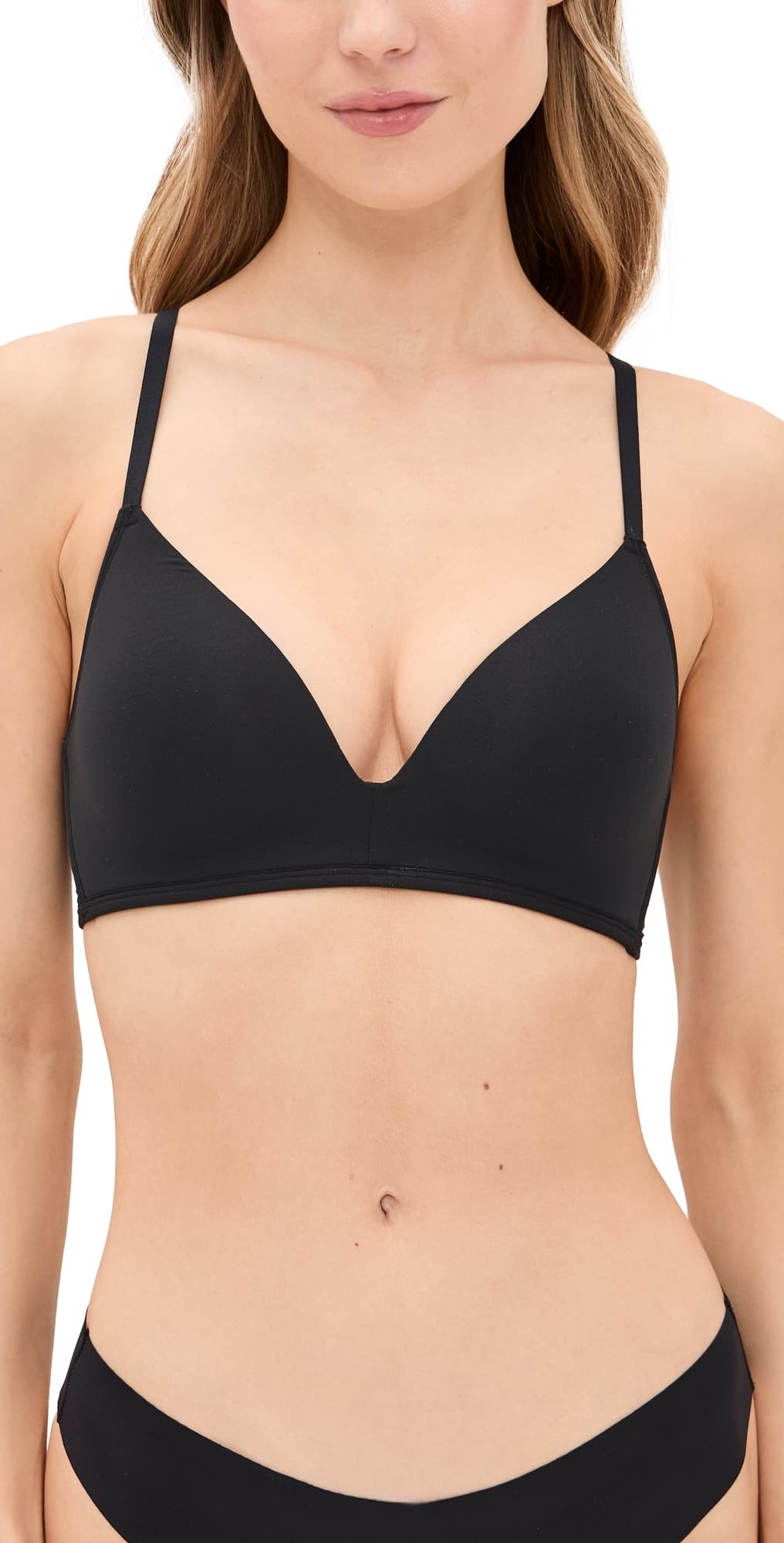 Skarlett Blue Prestige Wireless Push Up Bra Black