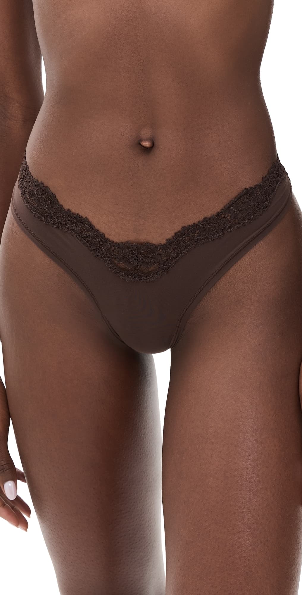 SKIMS Dipped Thong Espresso