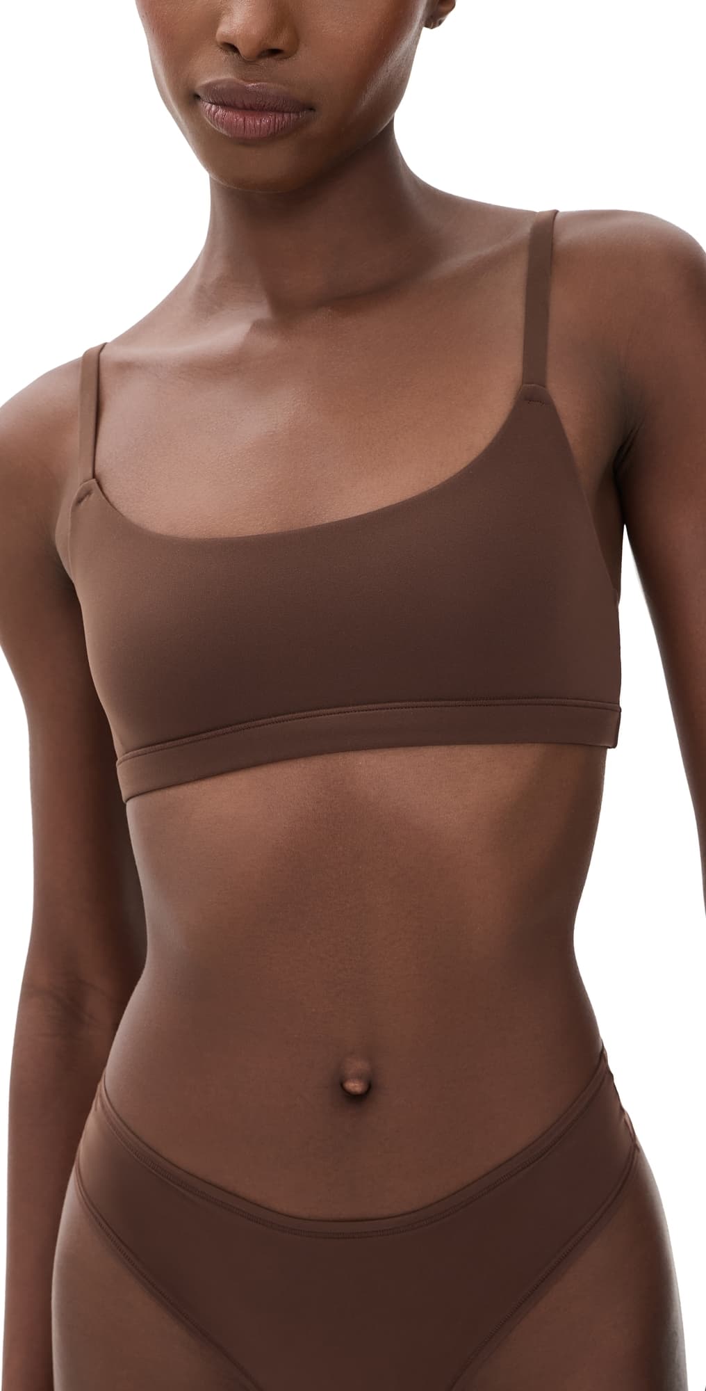 SKIMS Scoop Bralette Cocoa