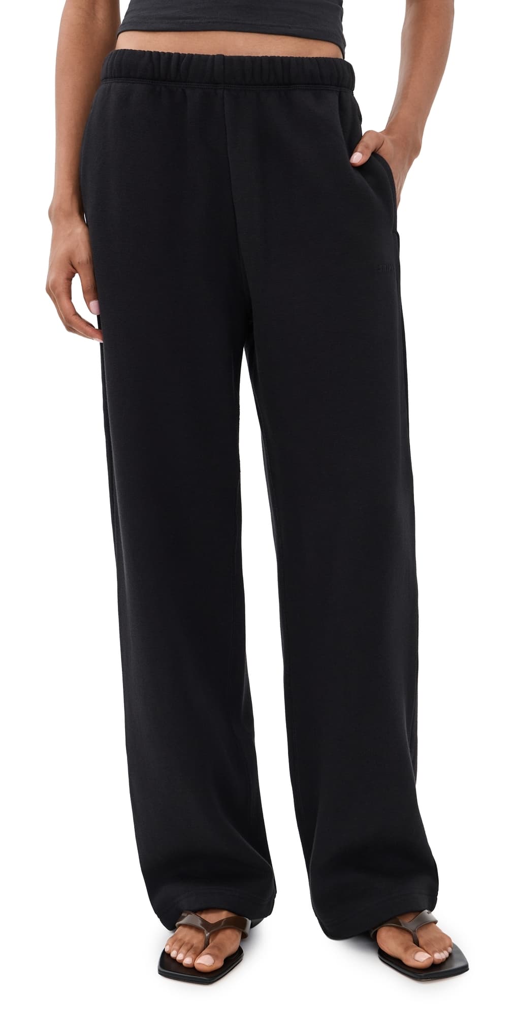 SKIMS Classic Straight Leg Pants Onyx