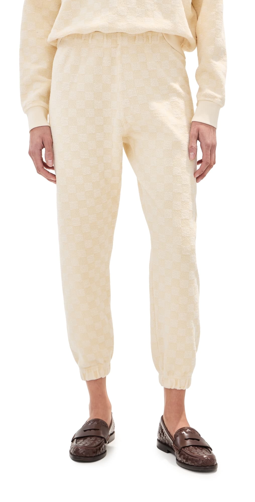 State & Lake Nicole Sweatpants Ivory