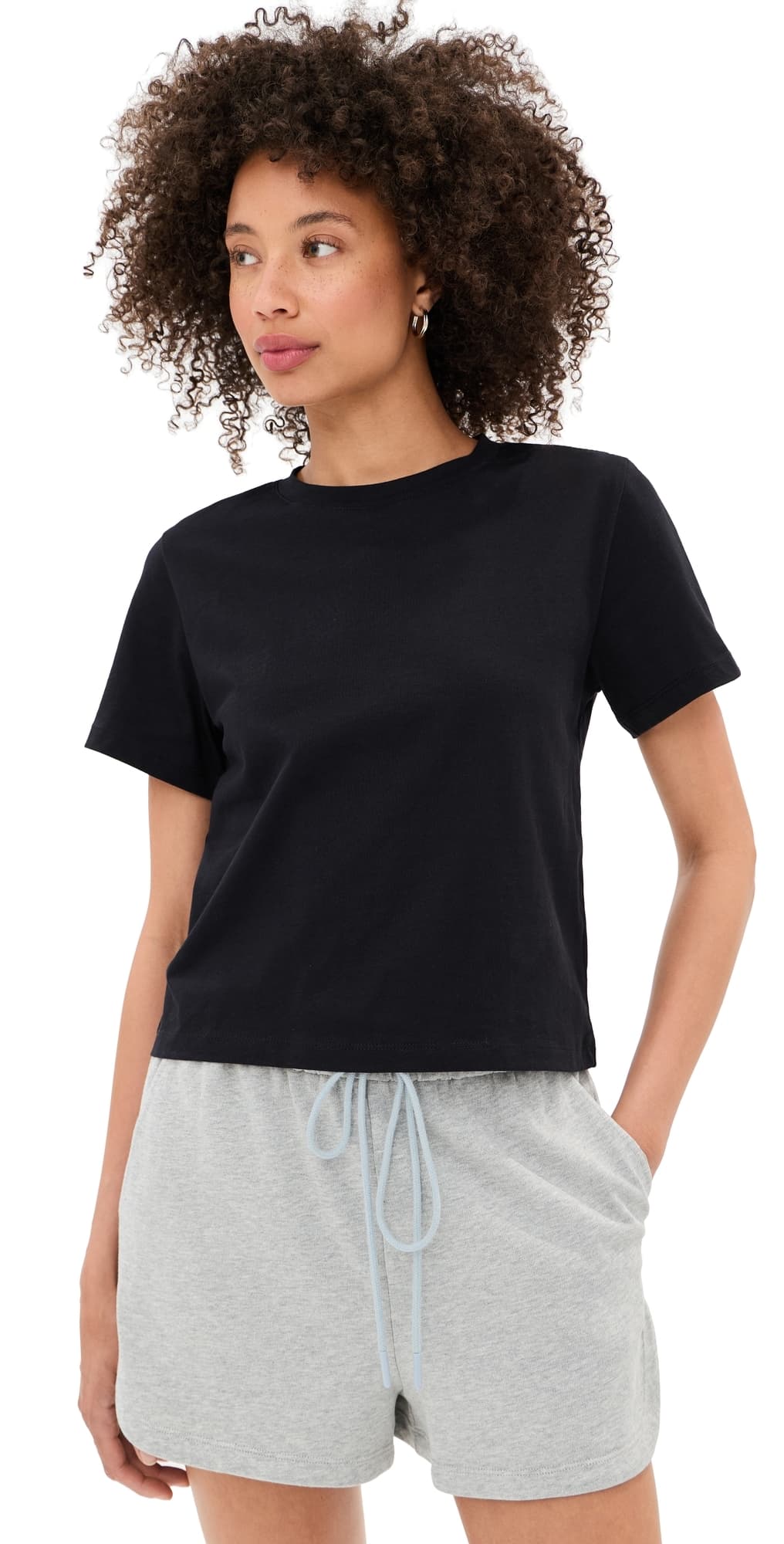 State & Lake Lucy Tee Black