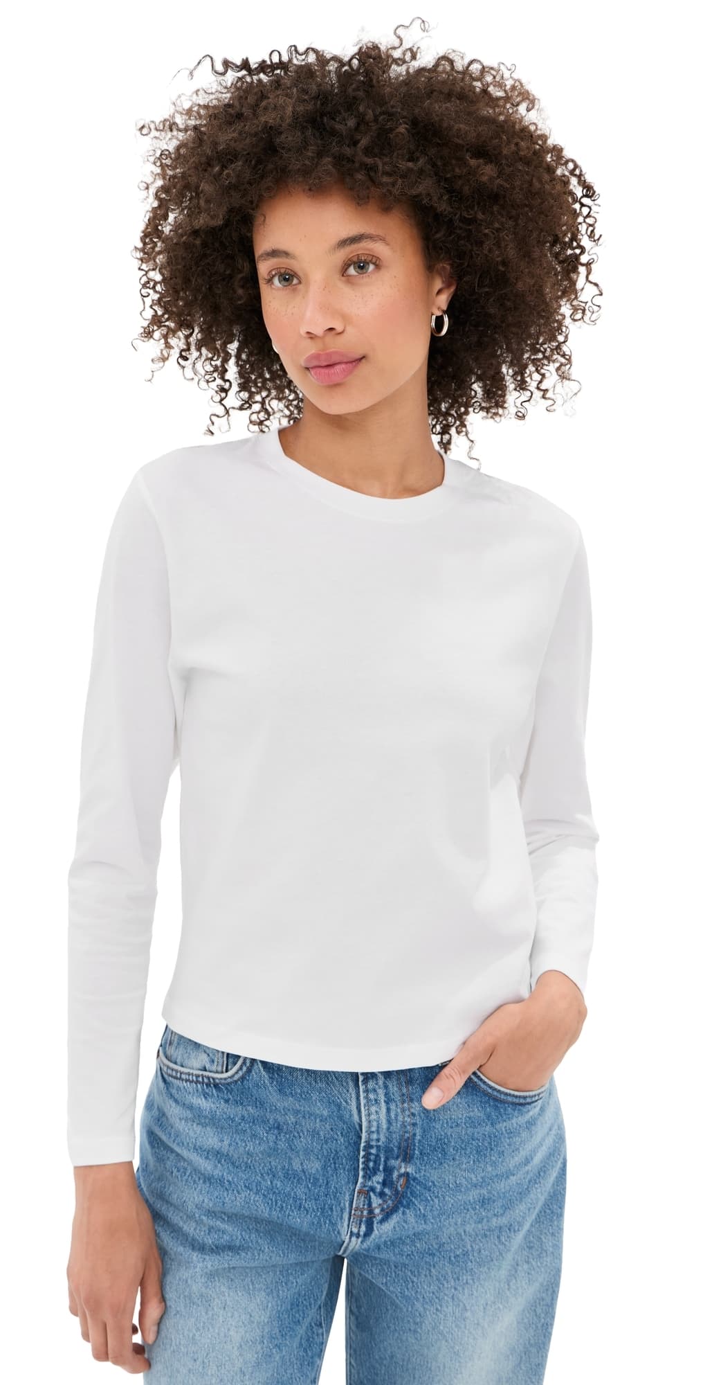 State & Lake Eleanor Tee White