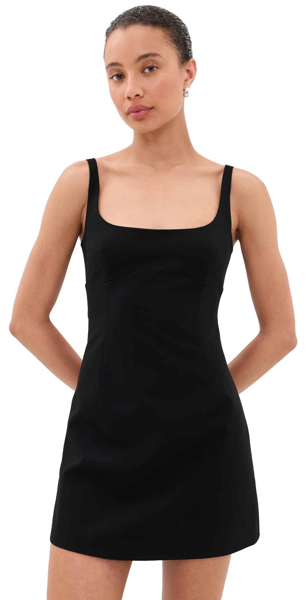 Sandy Liang Simon Dress Black