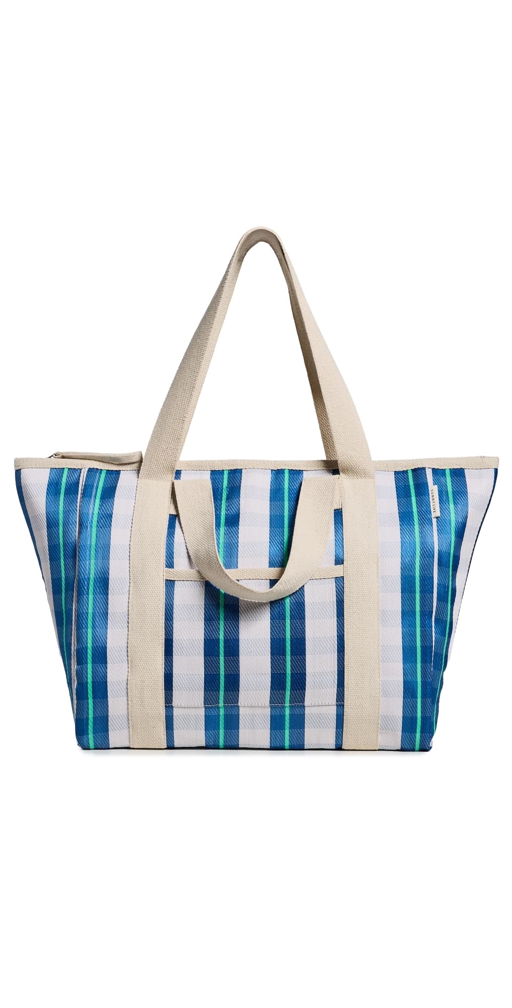 SunnyLife Recycled Nylon Cooler Tote Bag Blue Neon · One Size