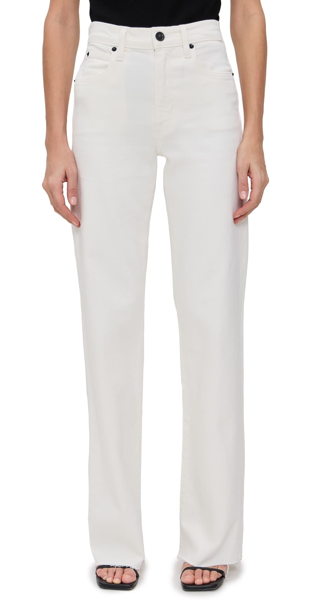 SLVRLAKE Grace Jeans White