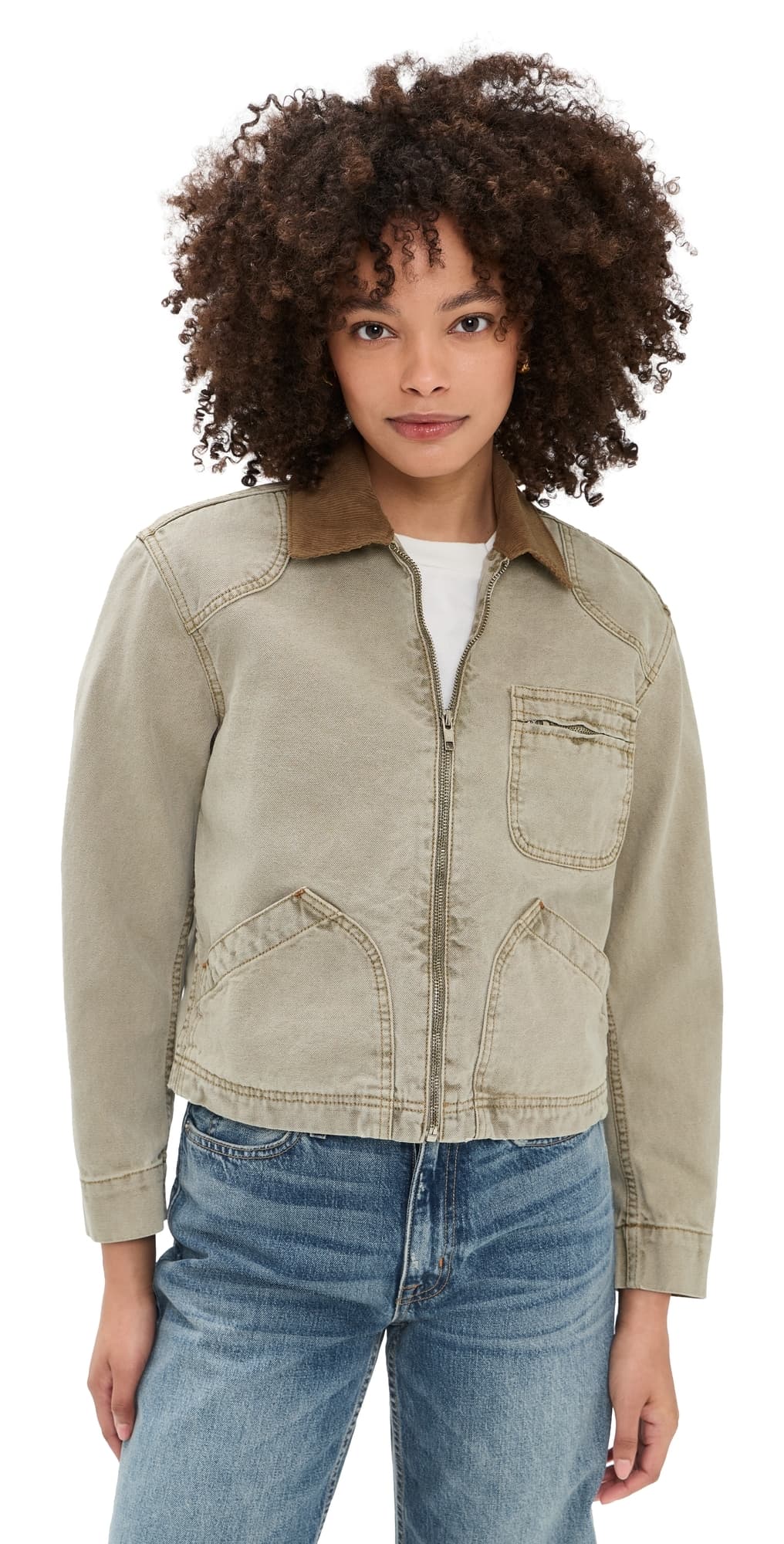 SLVRLAKE Harley Crop Worker Jacket Rocky Mountain