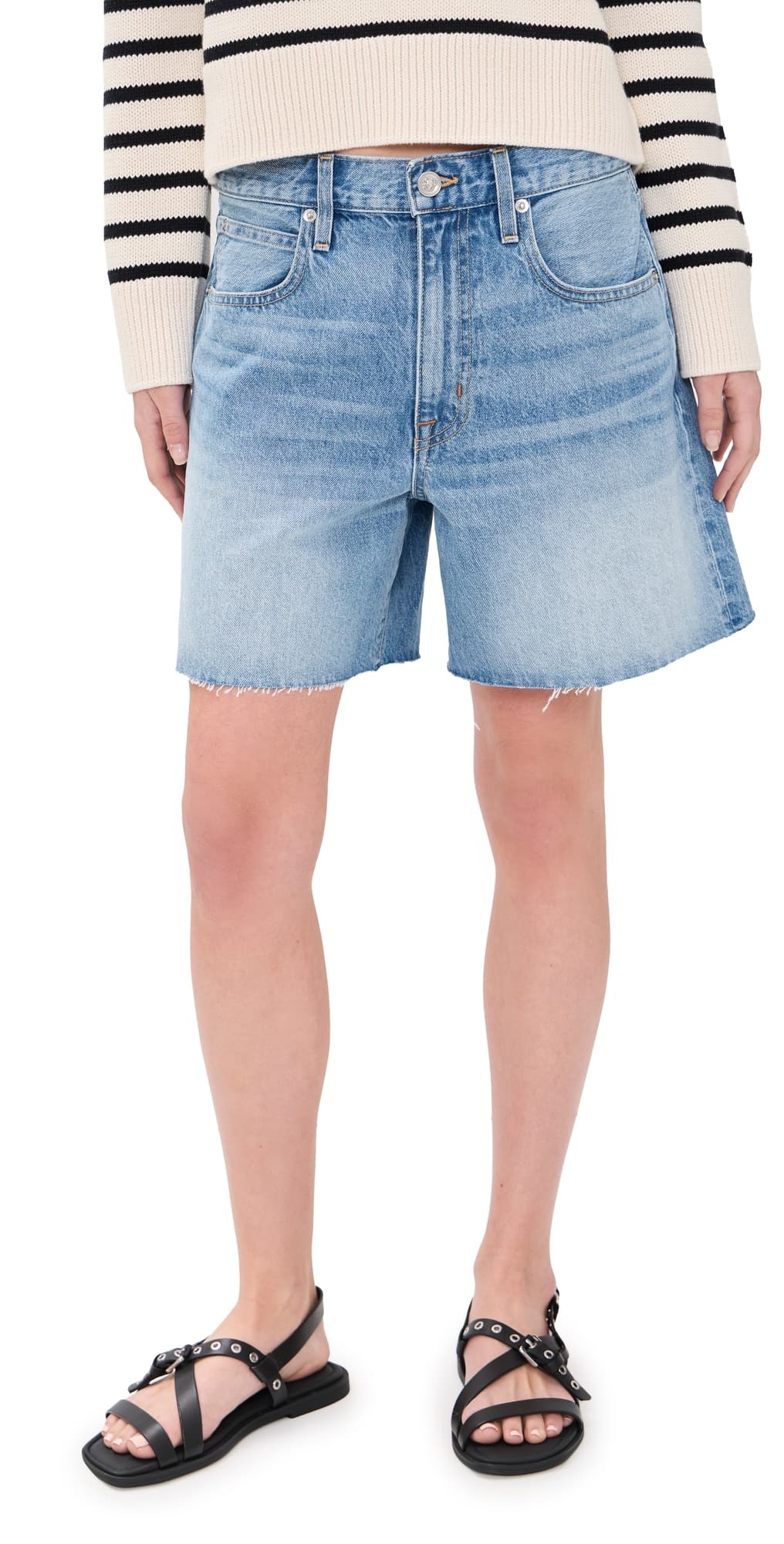 SLVRLAKE Sienna Cut Off Shorts Point Dume