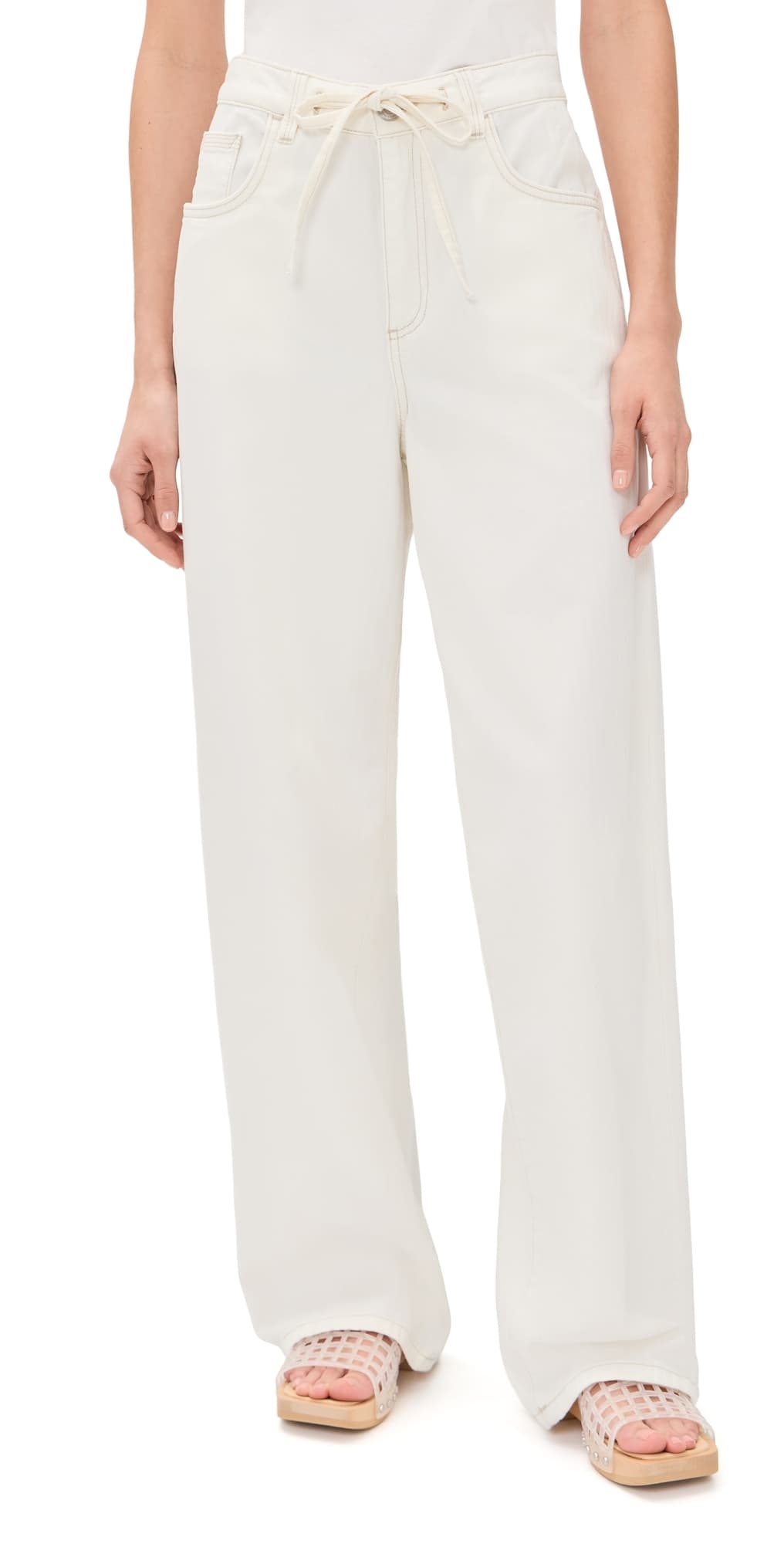 Seventy + Mochi Blake Jeans Herringbone Ecru