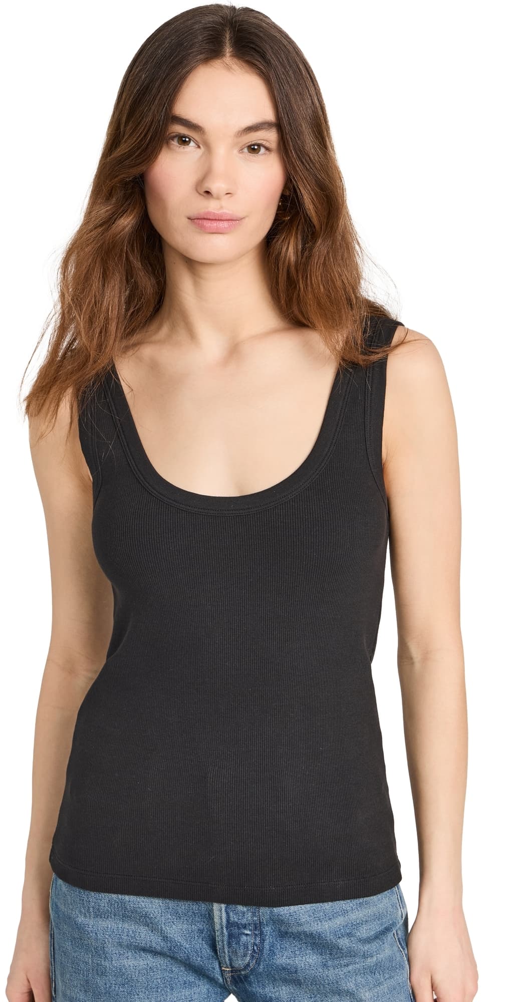 Sold Out NYC The Scoop It Up Tank in Black Black