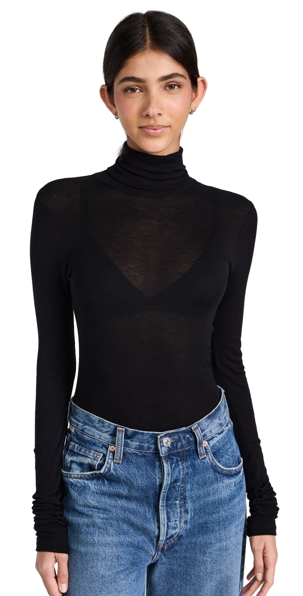 Sold Out NYC The Cashmere Turtleneck in Black Black