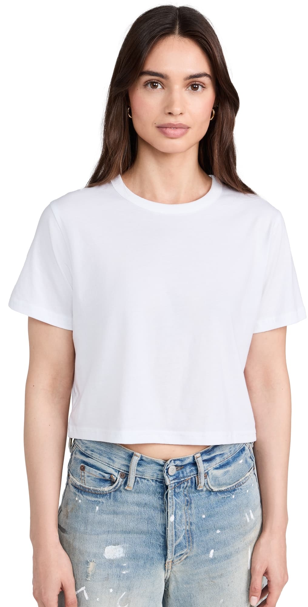 Sold Out NYC The Cropped Perfect Tee in White White
